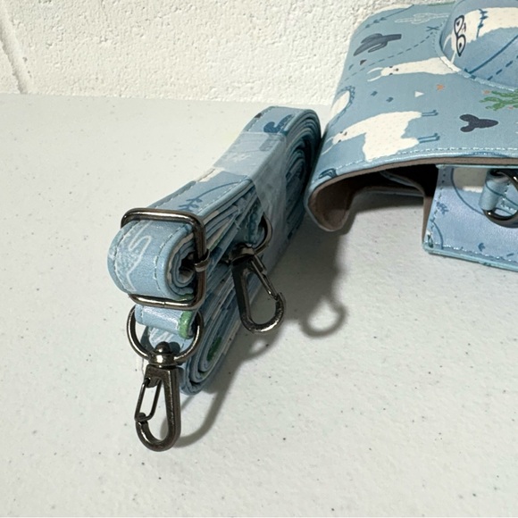 Shopee FujiFilm Mini 8 9 Instant Camera Case Bag Llama Blue NEW Fuji Film - Picture 2 of 12